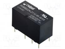 RSM822N211285S005 - Relay electromagnetic, DPDT, Ucoil 5VDC, 0.6A/125VAC, 2A/30VDC