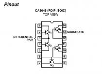 CA3046 - 5 Transistor Array IC