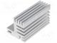 SK609-50AL - Heatsink extruded, TO220, natural, L 50mm, W 30mm, H 31mm, 7.8K/W