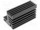 SK609-50SA - Heatsink extruded, TO220, black, L 50mm, W 30mm, H 31mm, 7.8K/W