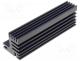 SK609-94SA - Heatsink extruded, TO220, black, L 94mm, W 30mm, H 31mm, 5.1K/W