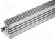 Heatsink extruded, TO220, natural, L 1000mm, W 30mm, H 31mm