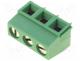 Terminal block, angled 90, 0.03÷1.5mm2, 5mm, ways 3, 13.5A, 300V