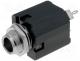 Connectors AV - Socket, Jack 6,35mm, female, stereo, straight, for panel mounting