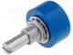  - Potentiometer  shaft, single turn, 2k, 1W, 15%, 6.35mm, linear