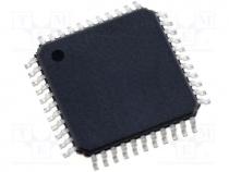 AVR microcontroller, EEPROM  512B, SRAM  1kB, Flash  16kB, TQFP44