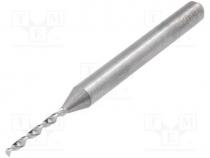 --- - Drill bit, Ø 1.1mm, Application  PCB, Holder type 1/8" (3,175mm)