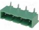 2EDGRC-7.5-04P - Pluggable terminal block, socket, male, 7.5mm, angled, ways 4, 20A