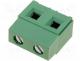 Terminal Blocks - Terminal block, 7.5mm, angled 90, ways 2, 17.5A, H 15.2mm, green