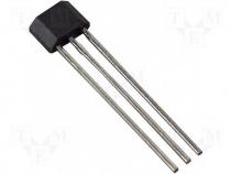 Hall effect sensor - Sensor  Hall effect, bipolar, Range 650÷1000Gs, Usup 3÷6.5VDC