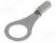 Ring terminal, M4, 0.1....0.5mm2, crimped, for cable, non-insulated