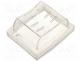 RSC09 - Switch accessories  cover, Body  transparent, -25÷70C, 31x22.3mm