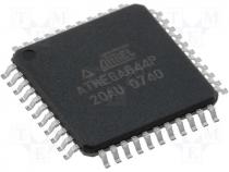 AVR microcontroller; Flash:64kx8bit; EEPROM:2048B; SRAM:4096B