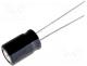   - Capacitor  electrolytic, THT, 100uF, 35V, Ø6.3x12mm, Pitch 2.5mm