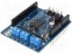DC-motor driver, IC  L298, 2A, Uin mot 7....30V, Uin log 7....30V