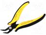 Pliers, miniature, curved, rectangle, for gripping anf bending