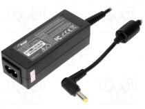 Pwr sup.unit  switched-mode, 19VDC, 1.58A, Out 5,5/1,7, 30W
