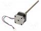 Stepper Motor - Motor  stepper, 2.8VDC, dbl.sided shaft  no, max.362mNm, 1680mA