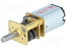 POLOLU-2373 - Motor  DC, with gearbox, 3÷9VDC, HP, 1000 1, dbl.sided shaft  yes