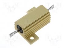 AX25WR-68R - Resistor  wire-wound with heatsink, screwed, 68, 25W, 5%