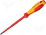 KNP.982040 - Screwdriver, slot, insulated, Blade 4,0x0,8 mm, 1kVAC