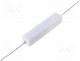 AX10W-2R2 - Resistor  wire-wound ceramic case, THT, 2.2, 10W, 5%, 10x9x49mm