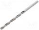  - Drill bit, Ø 2.5mm, Application  metal, plastic, hardened