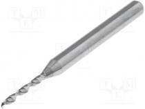  - Drill bit, Ø 1.35mm, Application  PCB, L 38.2mm