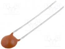 Capacitor Ceramic - Capacitor  ceramic, 27pF, 100V, P350-N1000, 5%, THT, 5mm, -55÷85C