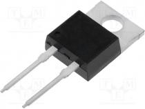 STTH12R06D - Diode  rectifying, 600V, 12A, 25ns, 1.23÷1.32mm, TO220AC