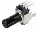 Resistor Variable - Potentiometer  shaft, balance, single turn, vertical, 10k, 20%