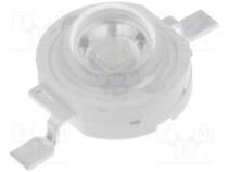 Power LED, EMITER, 3W, blue, 30(typ)lm, 140, 465nm, 700mA, 3.5÷4.5V