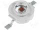 Power LED, EMITER, 3W, red, 80(typ)lm, 140, 625nm, 700mA, 2.5÷3.5V