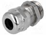 Cable gland, PG7, IP68, Mat  brass, Body plating  nickel