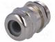 LP-52015800 - Cable gland, PG13,5, IP68, Mat  brass, Body plating  nickel