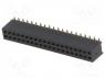 DS1065-05-2X20S8BS - Socket, pin strips, female, PIN 40, straight, 1.27mm, SMT, 2x20