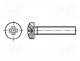 M2X14/D7985 - Screw, M2x14, Head  cheese head, Cut  Phillips, steel, zinc, PH1