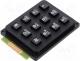 Keypad  plastic, Number of keys  12, none, plastic, 200m, 1N, 20mA