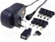  - Pwr sup.unit  switched-mode, 0.3A, Plug  EU, 100÷240VAC, Case  plug