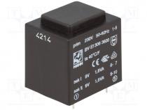 BVEI3063600 - Transformer  encapsulated, 3.6VA, 230VAC, 9V, 9V, 200mA, 200mA, 135g