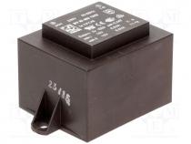 BVEI4821242 - Transformer  encapsulated, 12VA, 230VAC, 15V, 15V, 400mA, 400mA