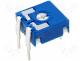 CA9V-4K7 - Potentiometer  mounting, single turn, horizontal, 4.7k, 0.15W