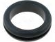 Cable Accessories - Grommet, Panel cutout diam 19mm, Hole dia 16mm, rubber, black