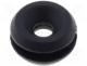   - Grommet, Panel cutout diam 5.8mm, Hole dia 2.33mm, rubber, black