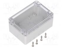   - Enclosure  multipurpose, X 80mm, Y 120mm, Z 55mm, polycarbonate