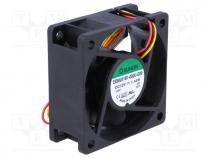 EE60251B1-G99 - Fan  DC, axial, 12VDC, 60x60x25mm, 39.93m3/h, 34.5dBA, ball bearing