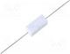   - Resistor  wire-wound ceramic case, THT, 220, 5W, 5%, 10x9x22mm