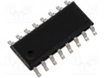 Digital filter, serial in, latch, BiCMOS, 50V, 500mA, SO18, 3.3MHz