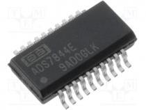 ADS7844E - A/D converter, Channels 8, 12bit, 200ksps, 2.7÷5.25VDC, SO20