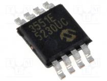 A/D converter, Channels 1, 22bit, 14sps, 2.7....5.5VDC, MSOP8